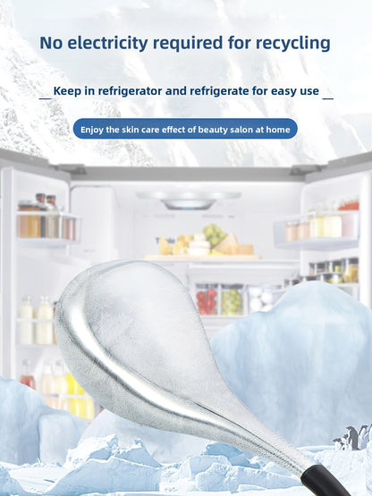 Ice spoon beauty massage