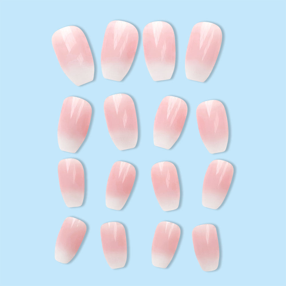 Ice-transparent gradient pure white checkered combat armor