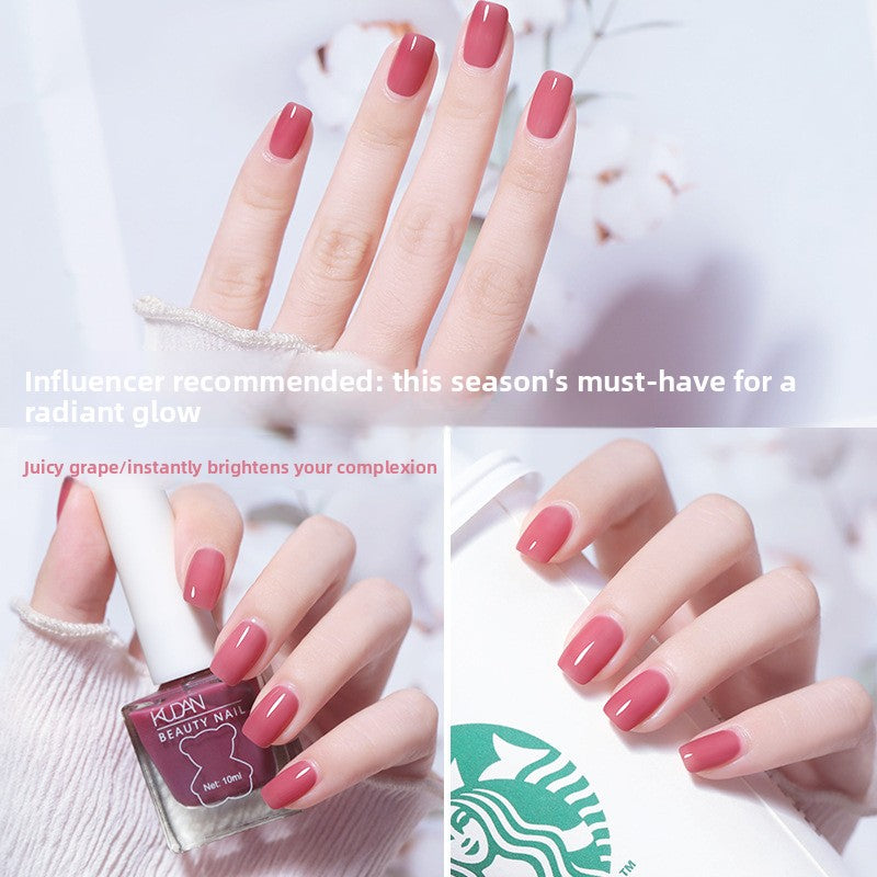 Ice-Transparent Long-Lasting Nail Polish
