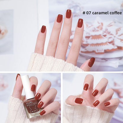 Ice-Transparent Long-Lasting Nail Polish