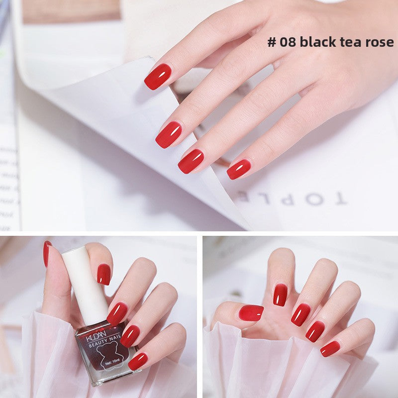 Ice-Transparent Long-Lasting Nail Polish