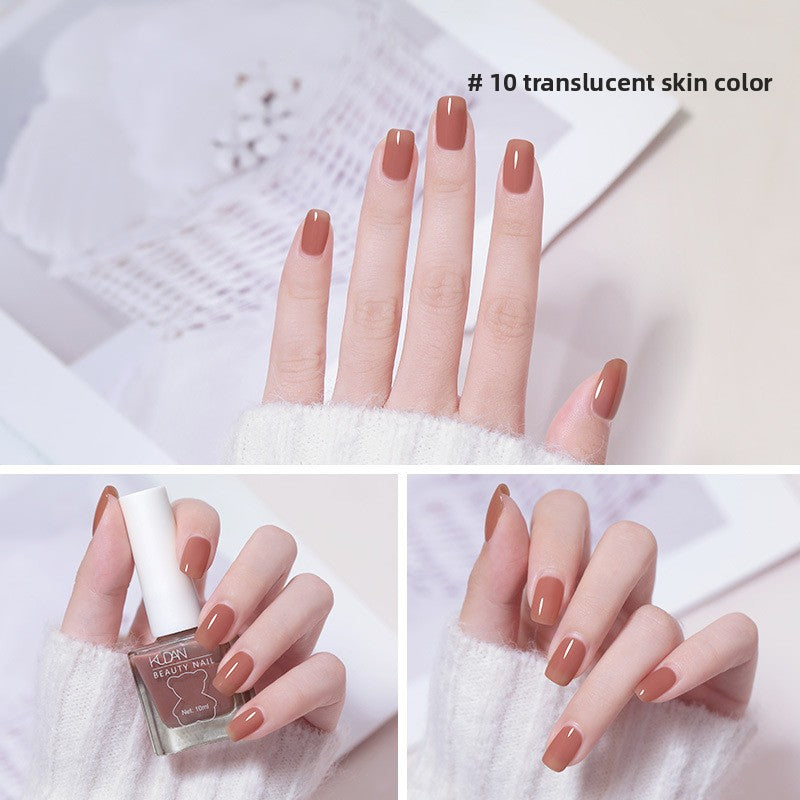 Ice-Transparent Long-Lasting Nail Polish