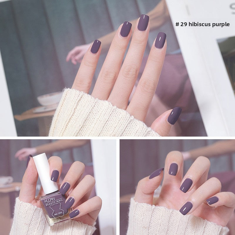 Ice-Transparent Long-Lasting Nail Polish