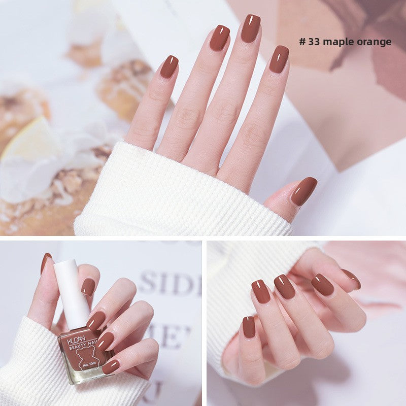 Ice-Transparent Long-Lasting Nail Polish