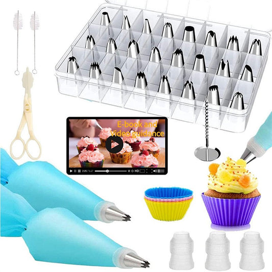 Icing tip for cakes, icing nozzle