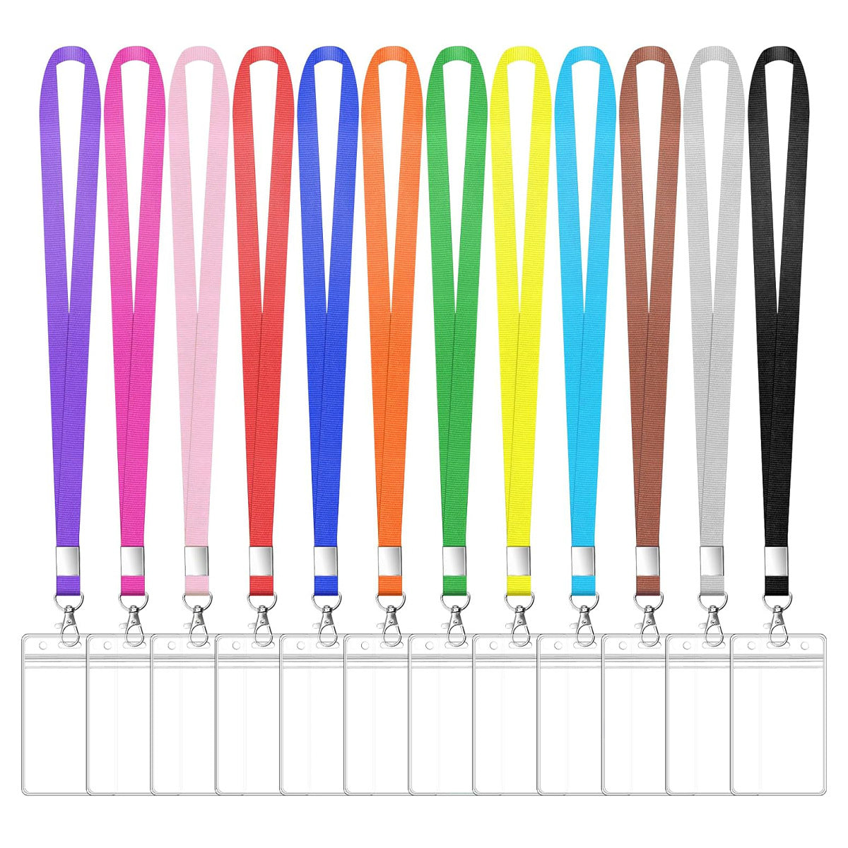 ID Card Lanyard with Plastic Holder