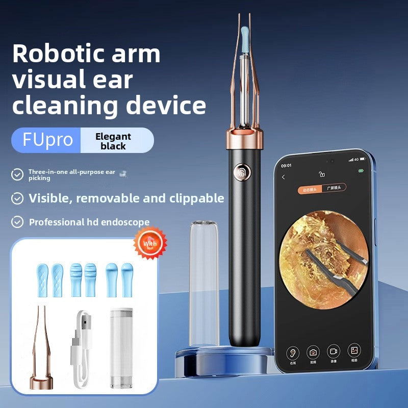 Illuminated Ear Cleaning Tool with Visual Aid