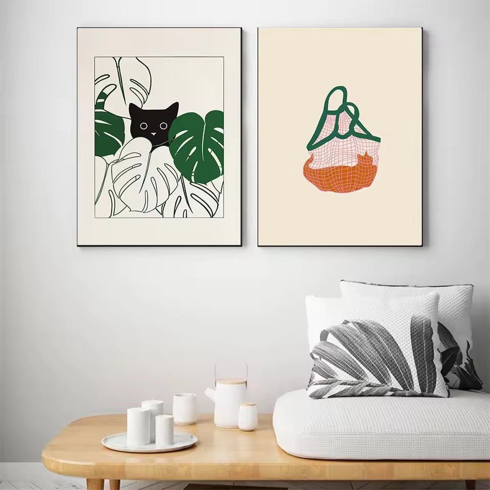 Illustration Abstract Poster Canvas