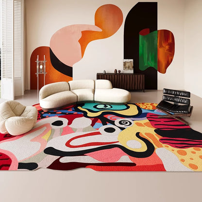 Imitation Cashmere Stain-Resistant Non-Slip Carpet