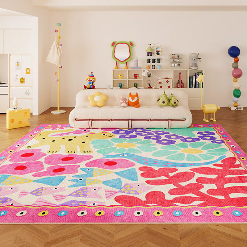 Imitation Cashmere Stain-Resistant Non-Slip Carpet