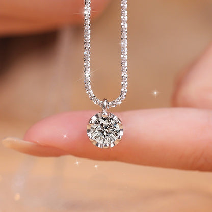 imitation diamond necklace