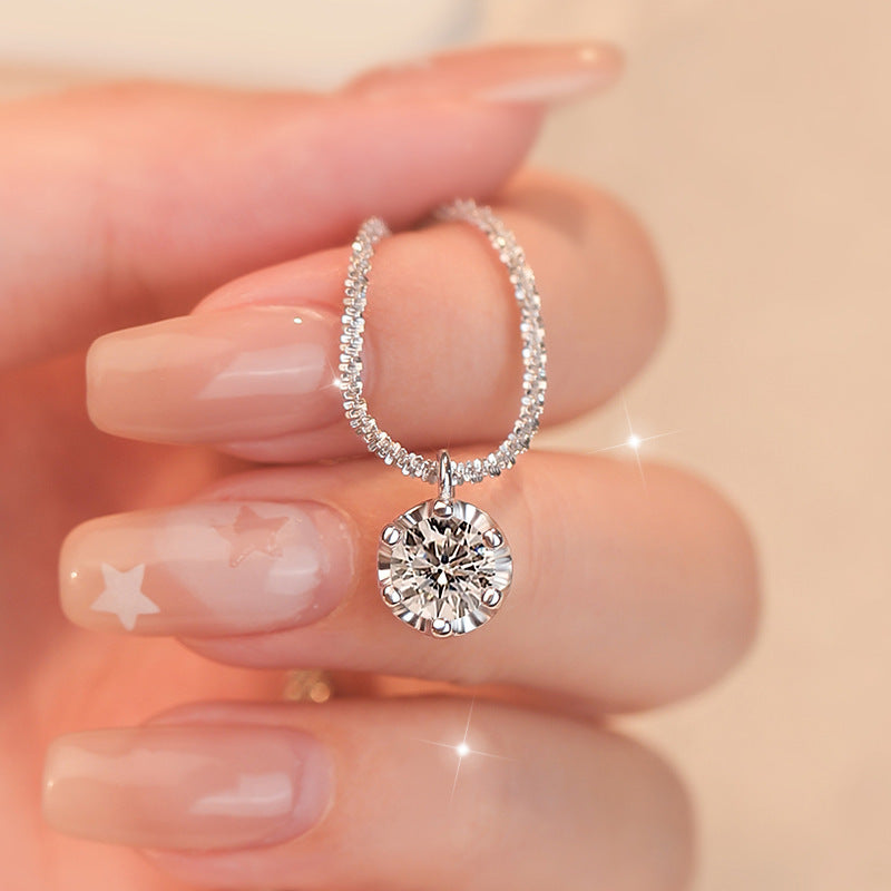 imitation diamond necklace