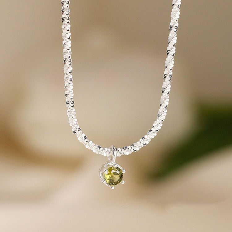 imitation diamond necklace