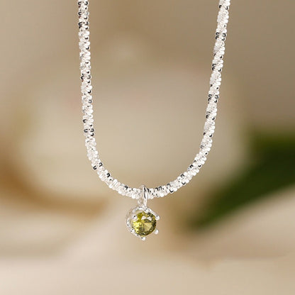 imitation diamond necklace