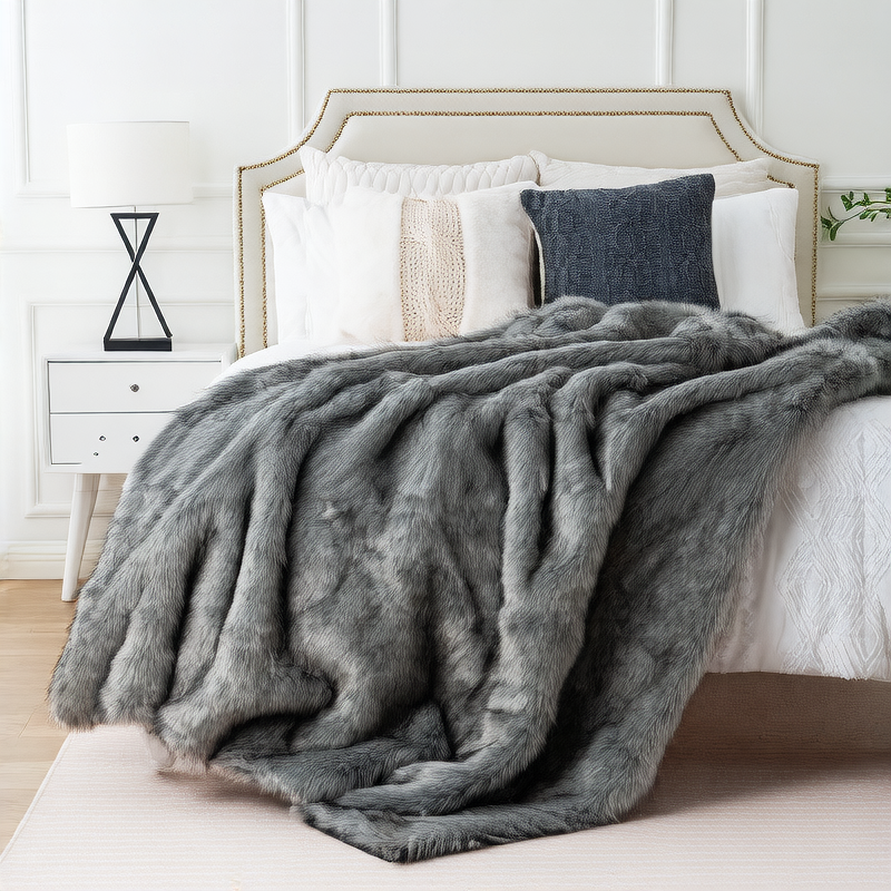 Imitation fur blanket thickened blanket