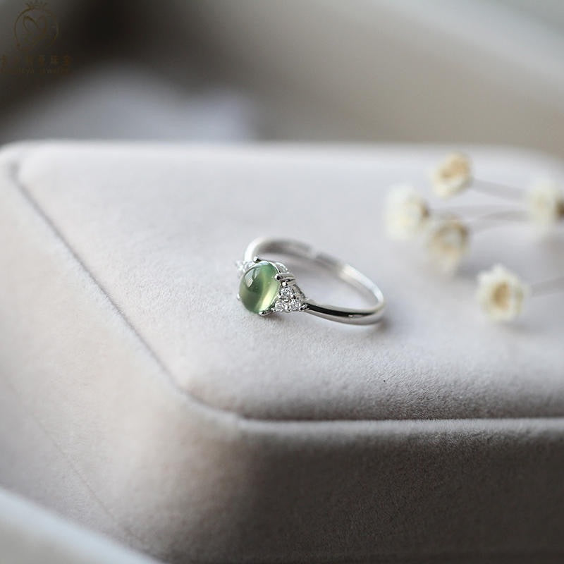 Imitation Grape Stone Adjustable Ring
