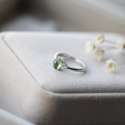 Imitation Grape Stone Adjustable Ring