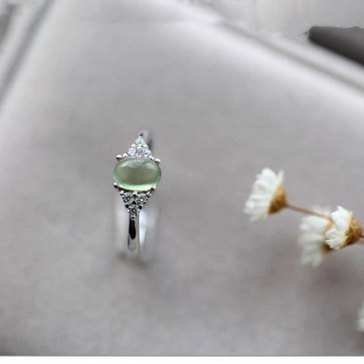 Imitation Grape Stone Adjustable Ring
