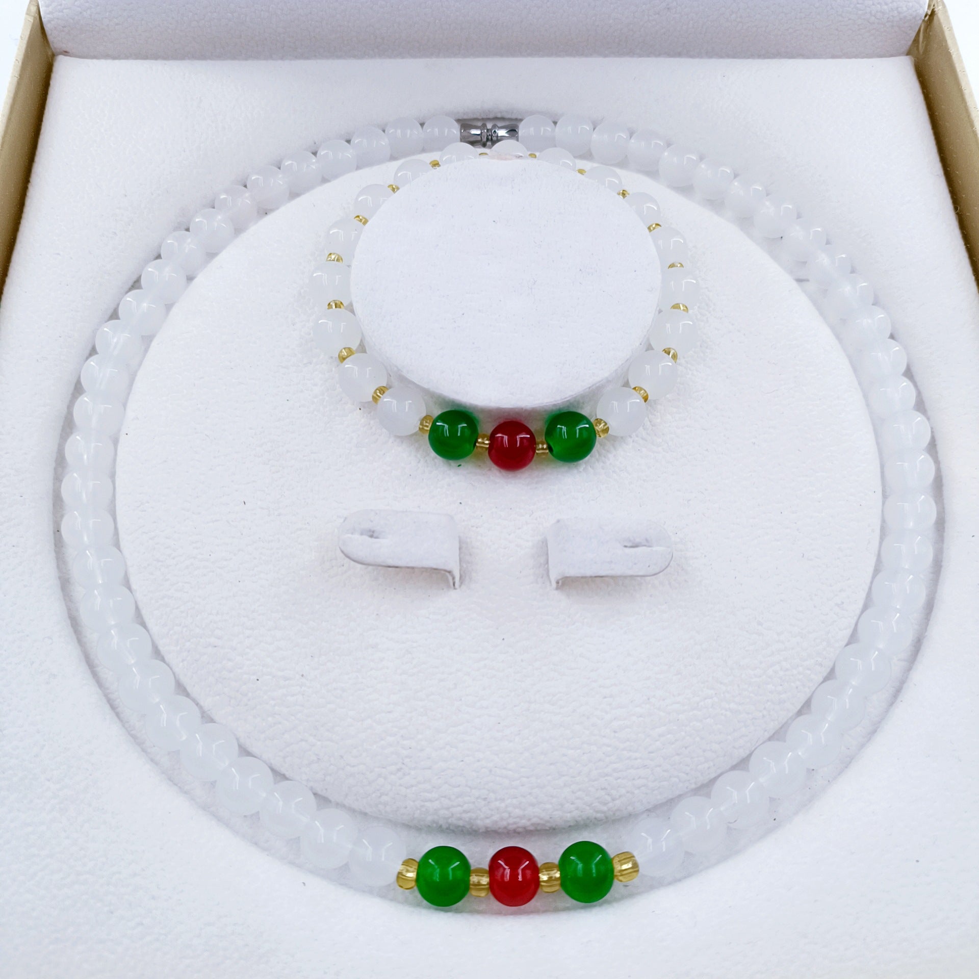 imitation jade necklace