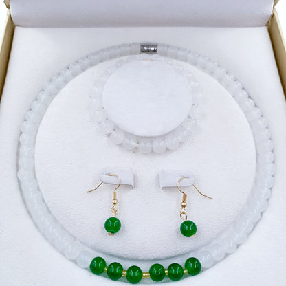 imitation jade necklace