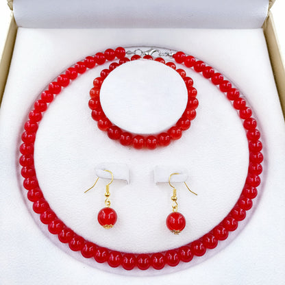 imitation jade necklace
