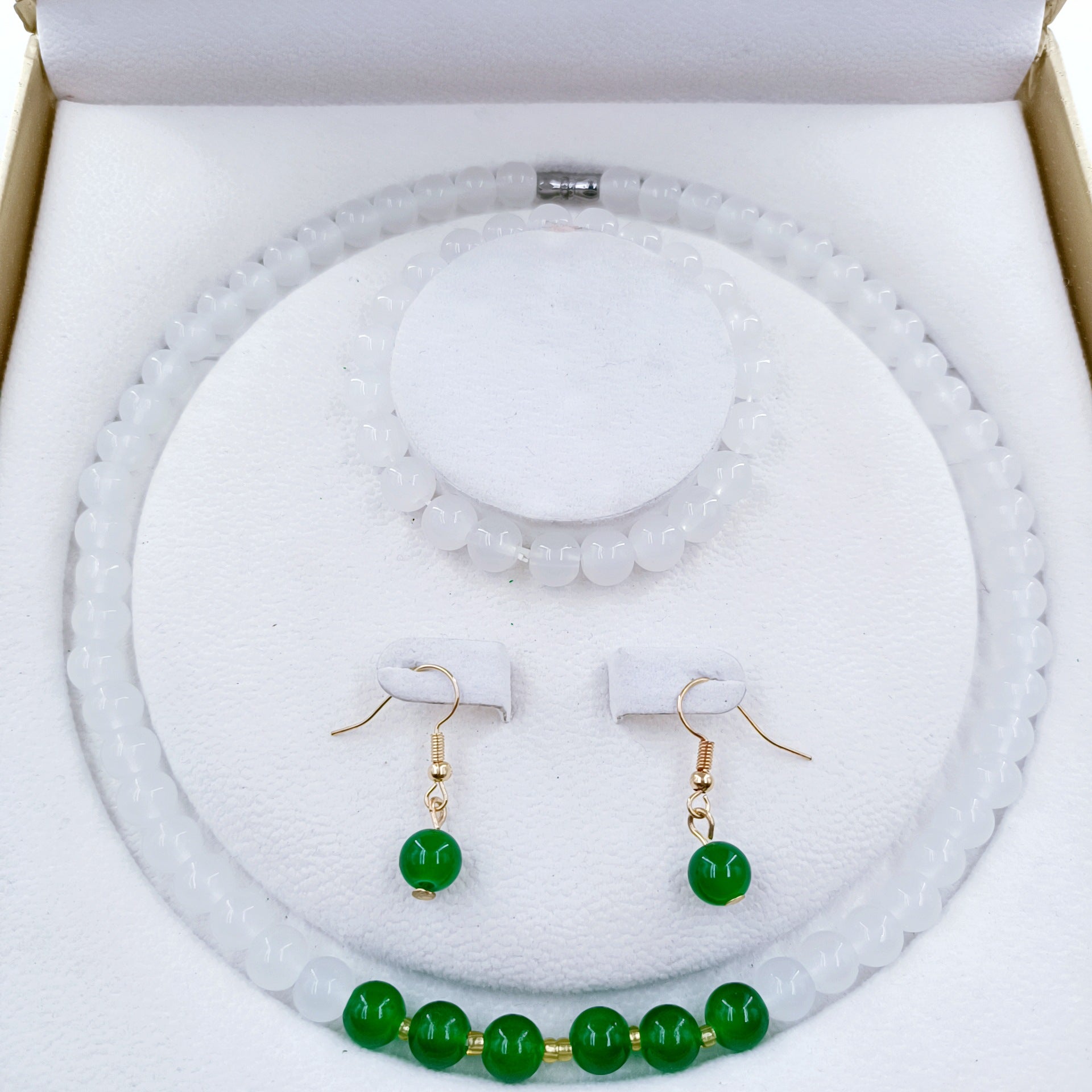 imitation jade necklace