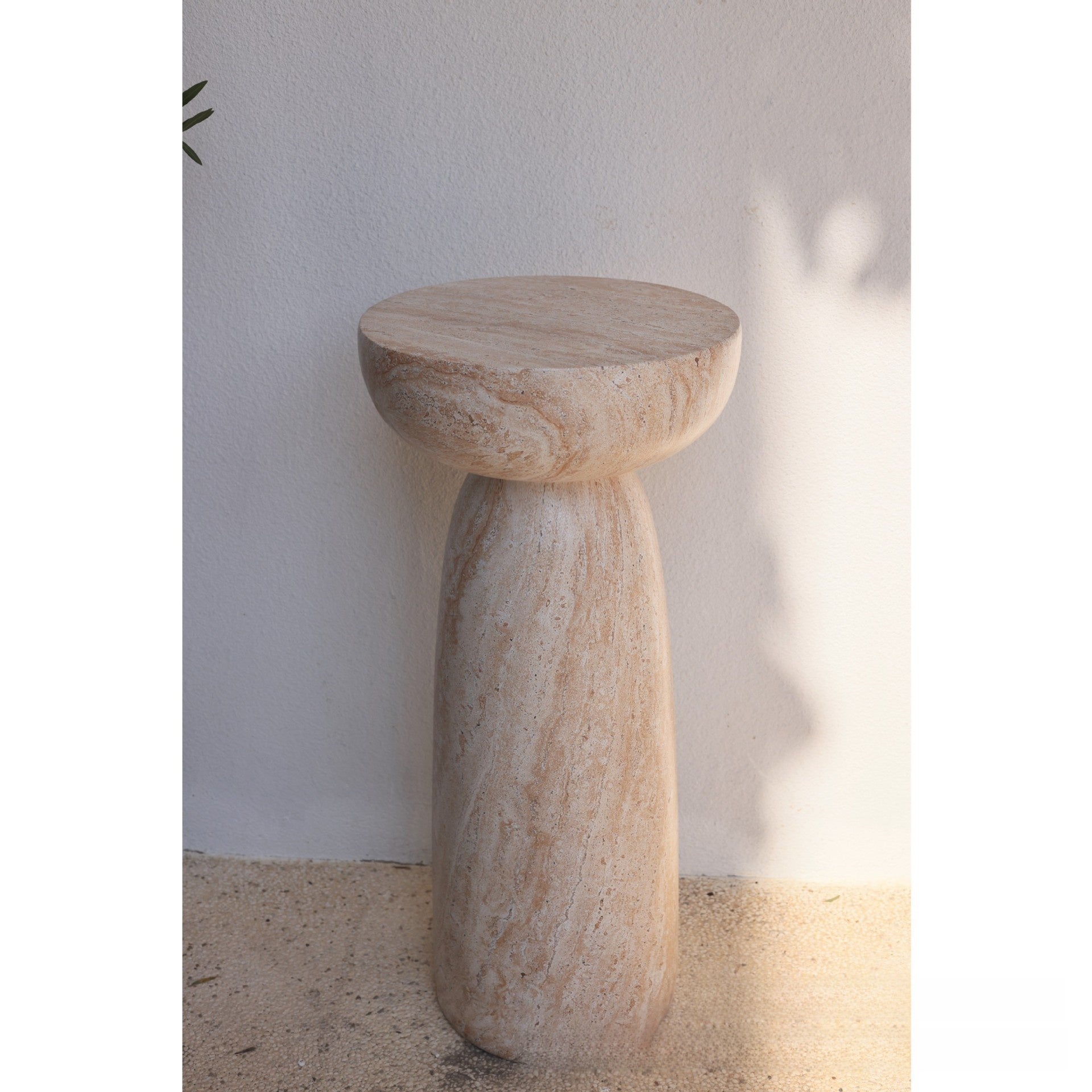 Imitation Marble Side Table