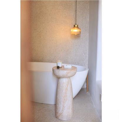 Imitation Marble Side Table