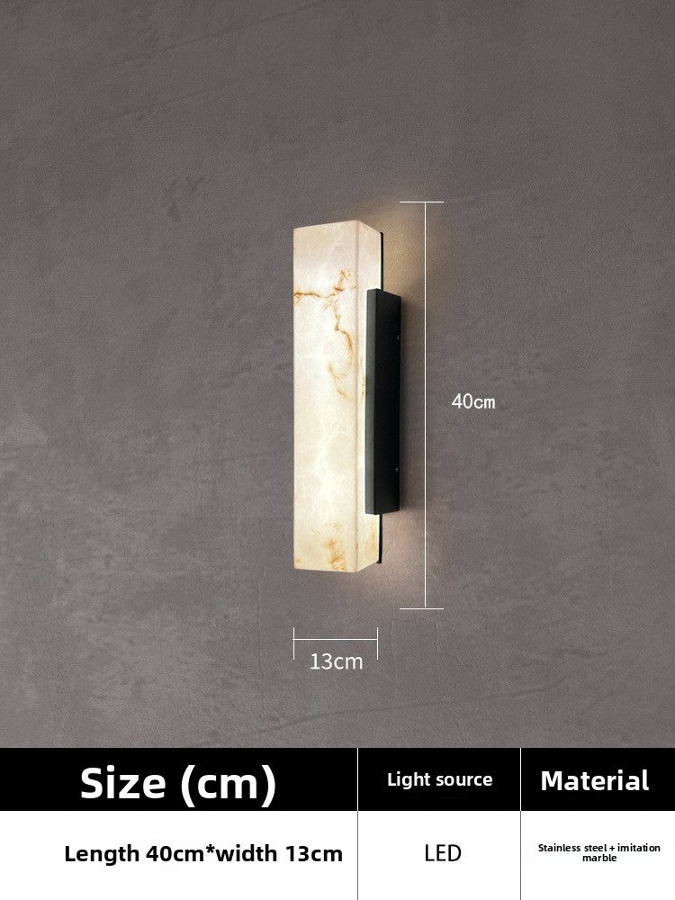 Imitation Marble Waterproof Outdoor Wall Light