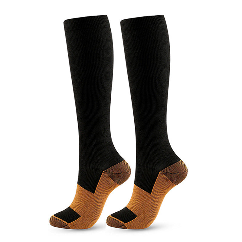 Imitation nylon flat sports pressure socks