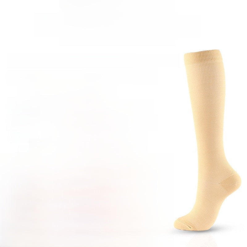 Imitation nylon flat sports pressure socks