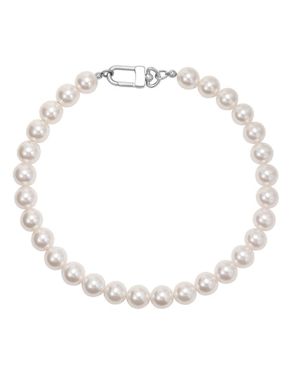 Imitation Pearl Beaded Necklace
