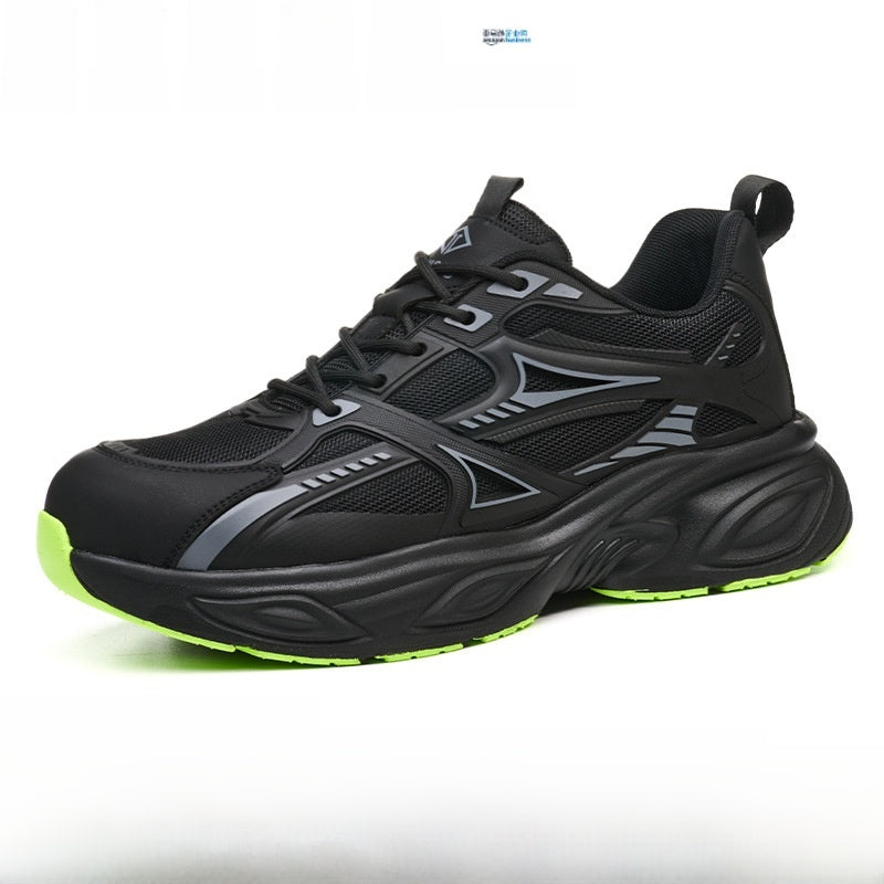 Impact-resistant safety work shoes
