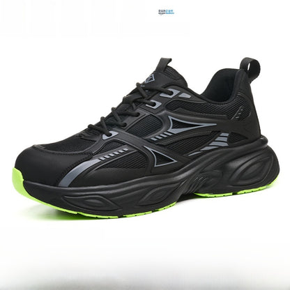 Impact-resistant safety work shoes