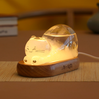 Imperial Cat Weather Forecast Bottle with Light