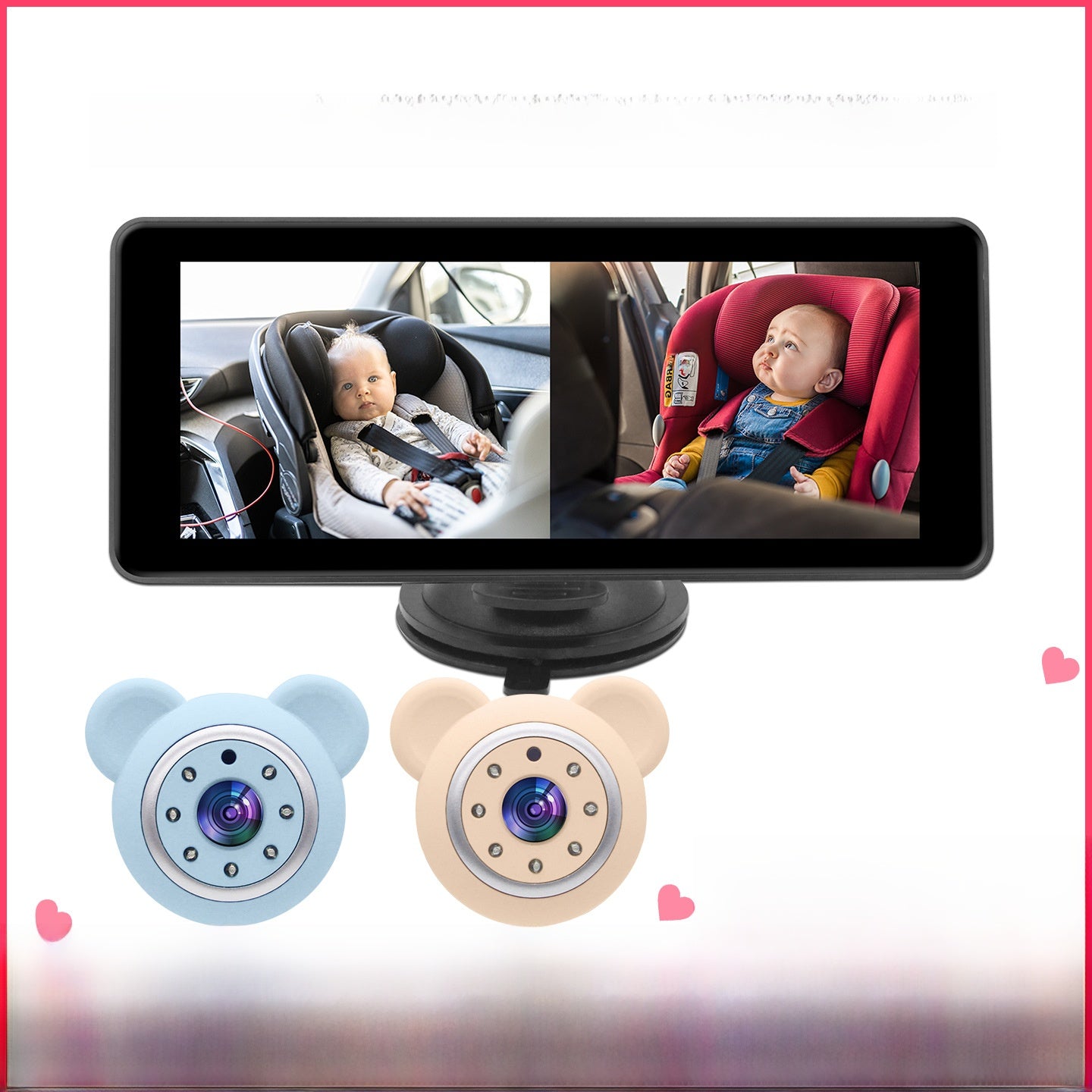 In-Car 6.8-Inch Baby Rear-Seat Monitor
