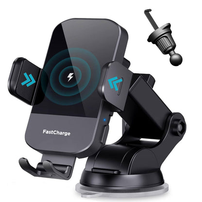 In-car wireless charging mount