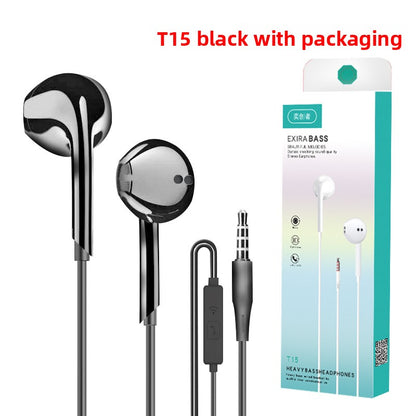 In-Ear Wired Headphones with Microphone and Type-C Support