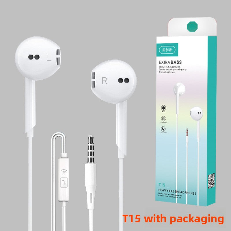 In-Ear Wired Headphones with Microphone and Type-C Support