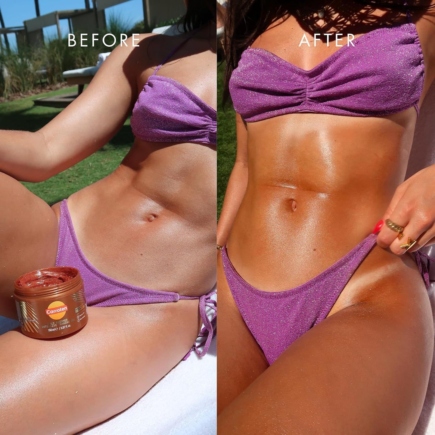 In-Stock Cross-Border Hot-Selling Product: Gold Tanning Gel, a Carrot-Shaped Tanning Gel for Quick and Deep Tanning
