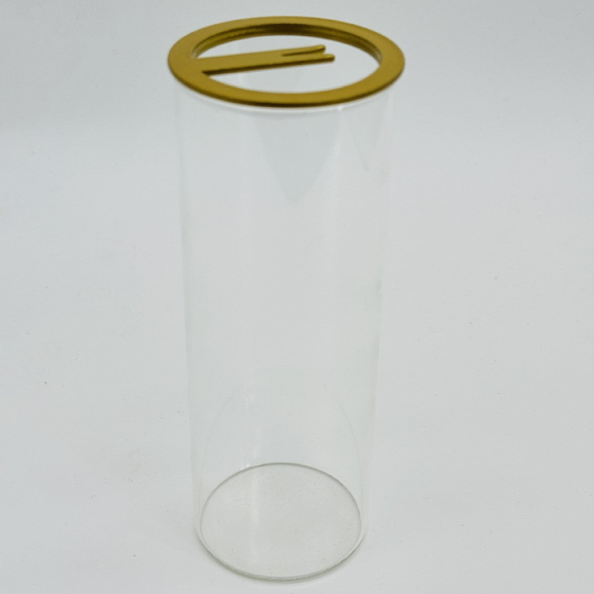 Incense holder glass bottle.