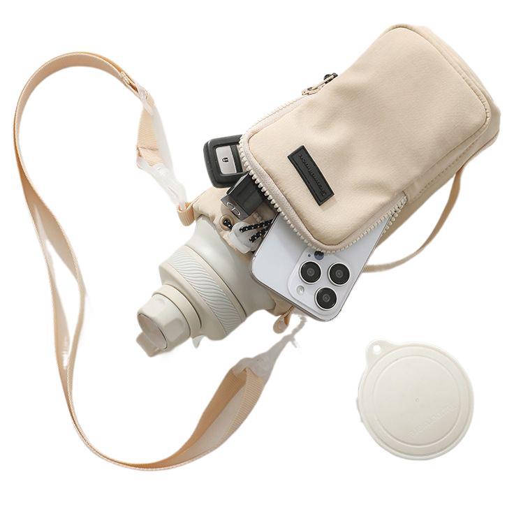 Inclined cross insulated cup cover
