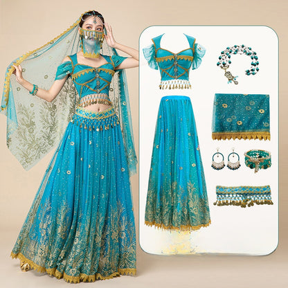 Indian Princess Belly Dance Costume Set