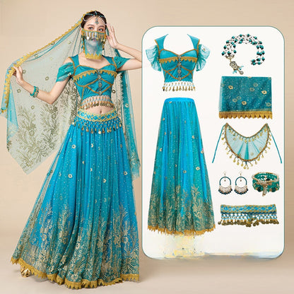 Indian Princess Belly Dance Costume Set
