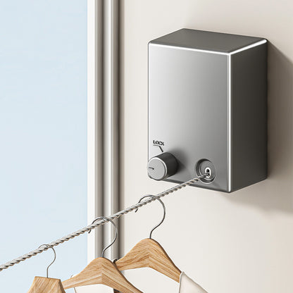 Indoor concealed clothesline
