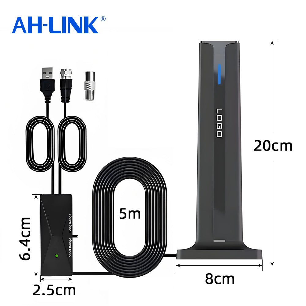 Indoor HD Digital TV Antenna ATSC Ground Wave Antenna Receiver