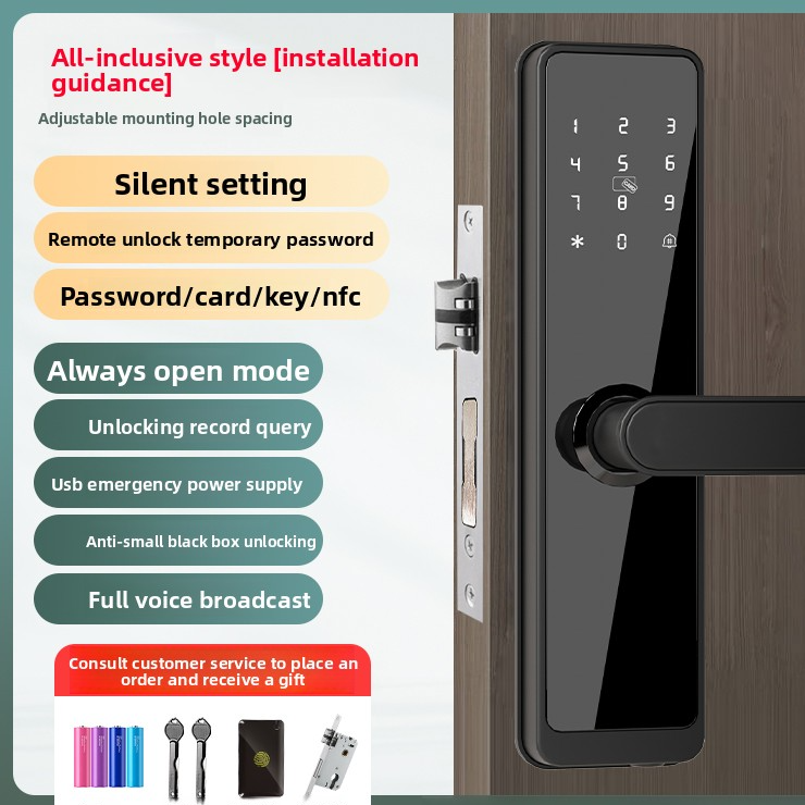 Indoor Wooden Door Smart Lock