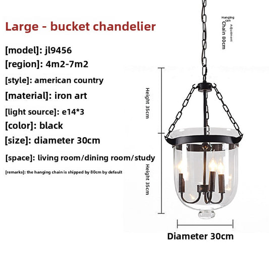 Industrial Bucket Hanging Lamp