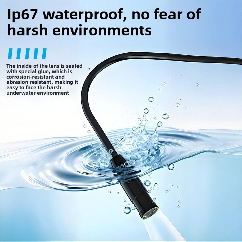 Industrial Endoscope 8mm HD 1080P Waterproof Inspection Camera