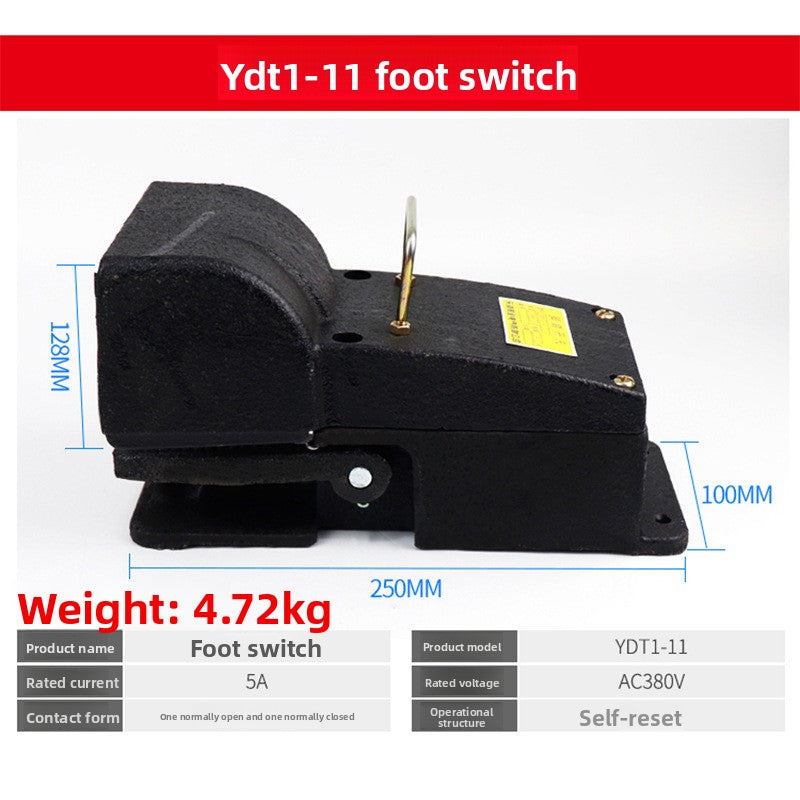 Industrial Foot Pedal Switch for Machine Tools
